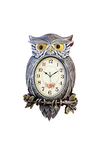 BV Ρολόι τοίχου σε σχήμα κουκουβάγιας XY896D