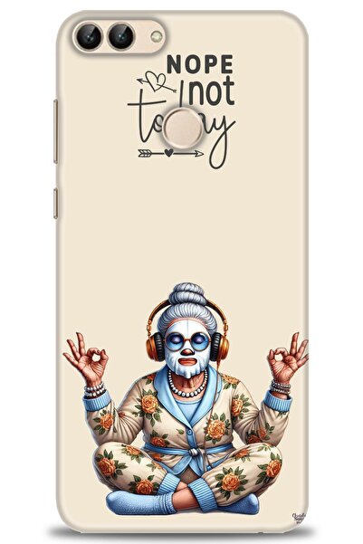 Rulet Aksesuar غطاء متوافق مع هاتف هواوي بي سمارت HD مطبوع - غطاء سيليكون بتص...