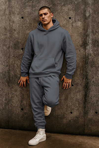 BARLİZ طقم رياضي وكاجوال كبير الحجم للرجال من ماركة ERKEK