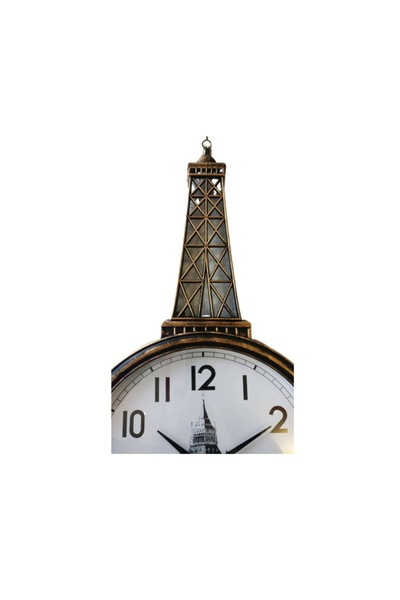 BV Wall clock, Eiffel Tower, Vintage, 80 cm, 933GD