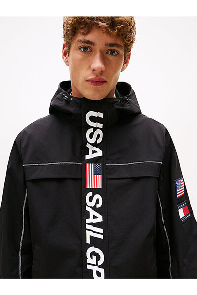 Tommy Hilfiger Unisex Tommy X U.S. Sail Gp Team Ripstop Relaxed Windbreaker
