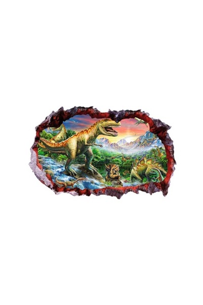 BV Autocolant decorativ cu dinozauri, 85 cm, 4352ST-1