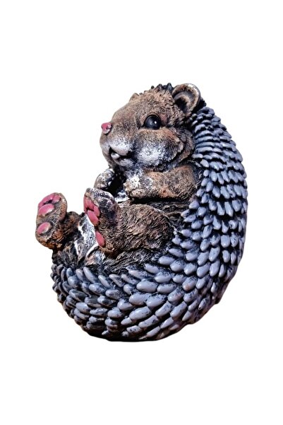 BV Decorative statuette, Hedgehog, Gray, 24 cm, DV06-8A