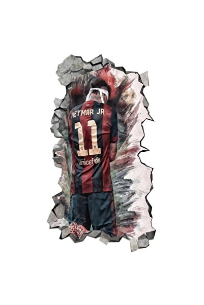 BV Autocolant decorativ, Fotbalist, Negru, 90 cm