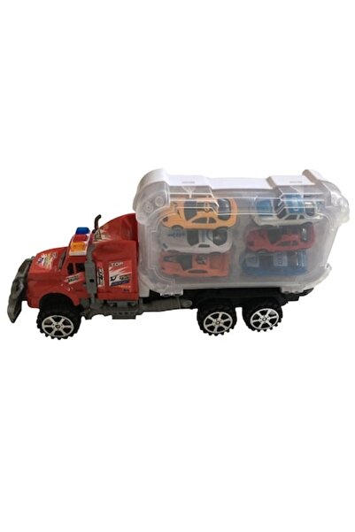 ALIBIBI ® Truck Set with 6 Toy Cars