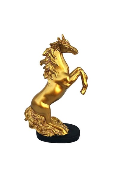 BV Statueta decorativa Cal, Auriu, 20 cm, 214H-2