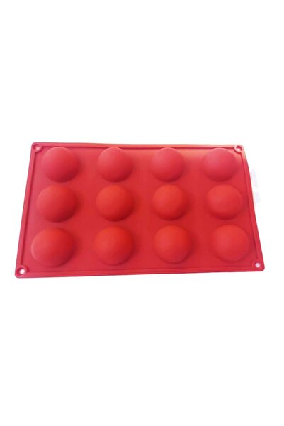 BV Silicone baking mold, 12 cavities, Round, 157COF
