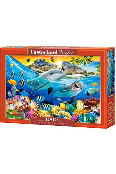 Castorland Puzzle 1000 piese Delfini în tropice 104611