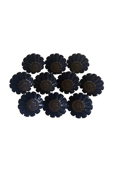 BV Mini savarin mold, set of 10 cavities, black, 7.5 cm