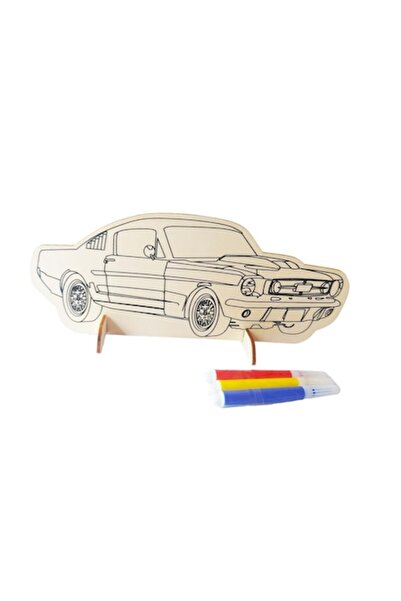 BV Set de pictură pe lemn - Machetă auto, 22 cm