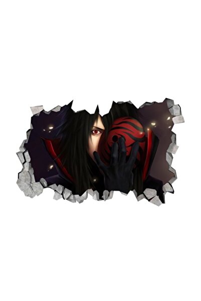 BV Autocolant decorativ - Gaură 3D în perete, Anime, 85 cm (1016-1STK)