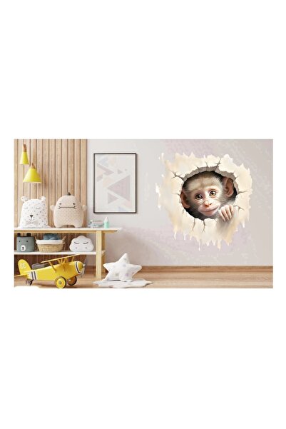 BV Decorative sticker, Monkey, Gray, 1375STK-5