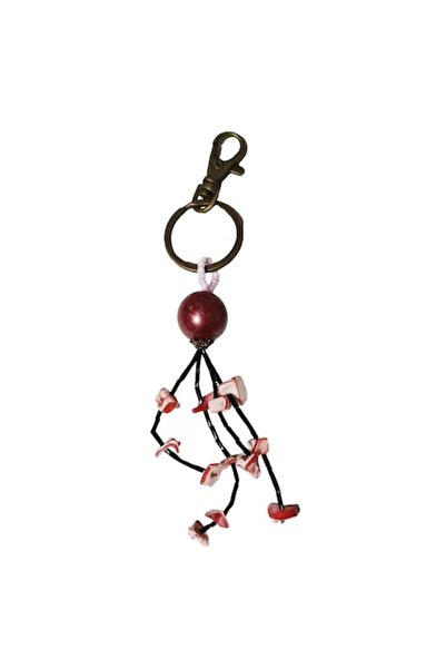 BV Keychain for Keys, Bag or Backpack, Beads, 9BRL