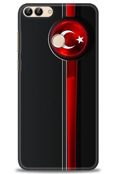 Rulet Aksesuar غطاء متوافق مع هاتف هواوي بي سمارت HD مطبوع - غطاء سيليكون مصم...