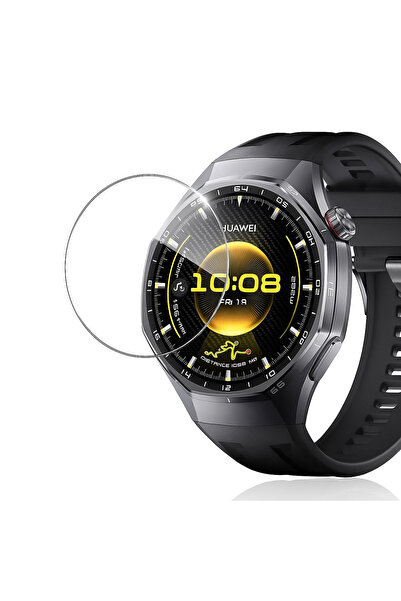 Forzacase Huawei Watch GT6 Pro 46mm ile uyumlu Temperli Kırılmaz Cam Ekran Ko...