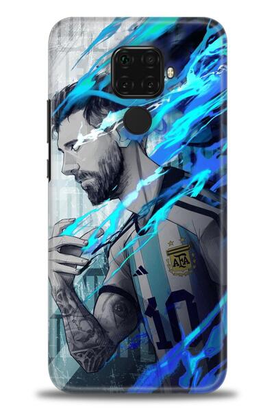 Rulet Aksesuar غطاء متوافق مع هاتف هواوي ميت 30 لايت HD مطبوع - غطاء سيليكون ...