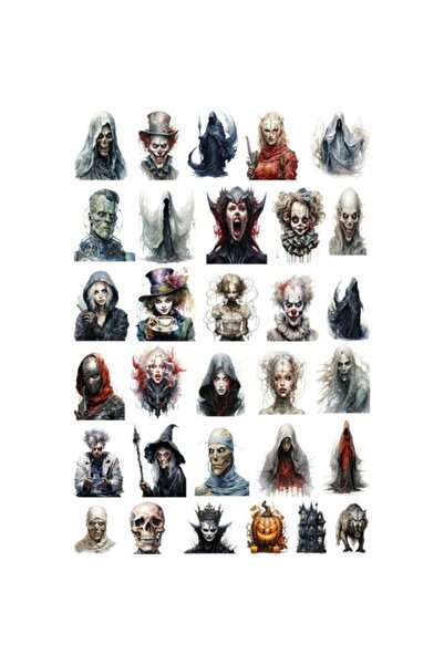 BV Autocolant decorativ horror, impermeabil, 90x60 cm