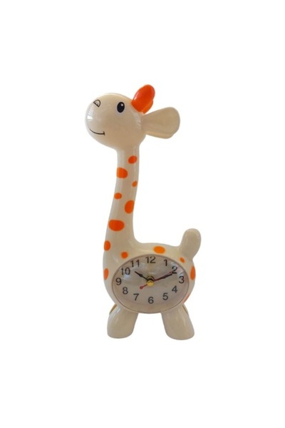 BV Giraffe-shaped Table Clock, Cream, 23 cm