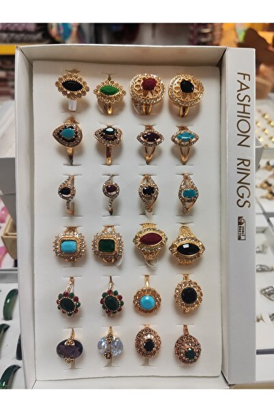 semazen Hajj Umrah Gift Non-Tarnishing Quality Luxury 24 Pieces Rings