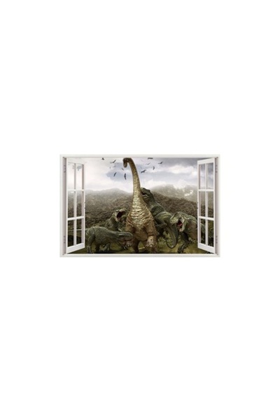 BV Autocolant decorativ cu dinozauri, 85 cm, 4214ST