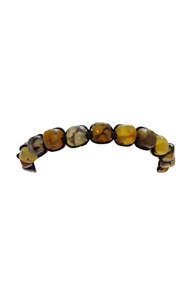 BV Adjustable cord bracelet, Yellow Stone (A4B130)