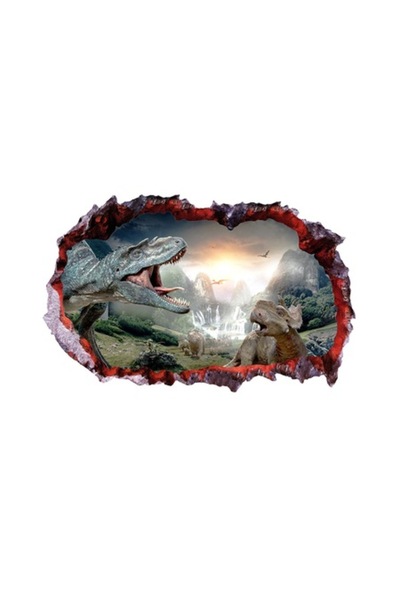 BV Autocolant decorativ cu dinozauri, 85 cm, 4279ST-1