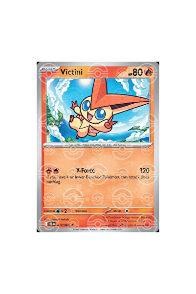 Pokemon TCG Black Bolt Victini 012/086 Poke Ball