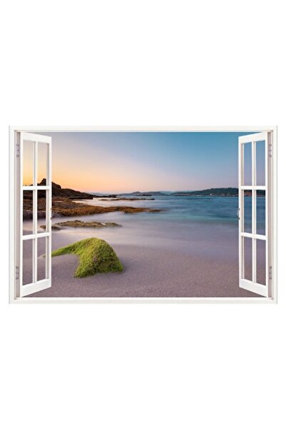 BV Autocolant decorativ 3D pentru fereastră, mare (57x85 cm după aplicare)