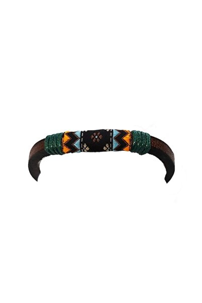 BV -brățară din piele, Verde, A4B161