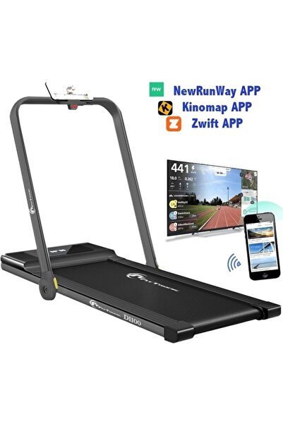 FitTronic Delta 1100 Electric Treadmill - up to 14 km/h, 2.0 HP, Kinomap/Zwift/Newrunway