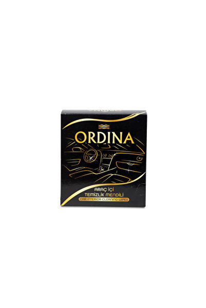 Ordina Araç İçi Temizleme Mendili – Tek Kullanımlık, Toz Tutmaz, Parlaklık ve...