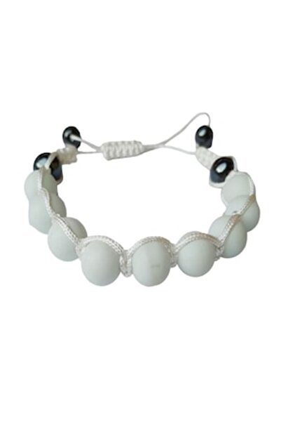 BV Brățară cu mărgele albe