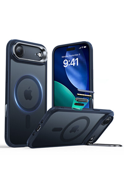 ESR iPhone 17 Air Case Classic Hybrid HaloLock Kickstand, blue