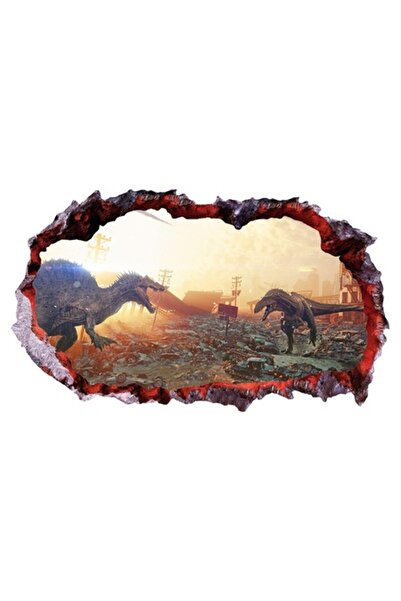 BV Autocolant decorativ cu dinozauri, 85 cm, 4348ST-1