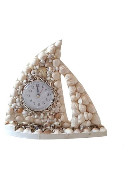 BV Vela table clock, White, 22 cm