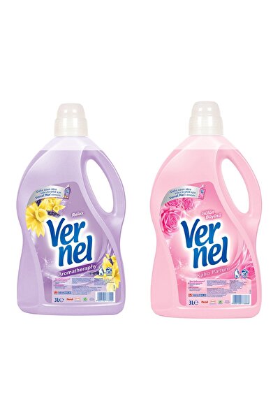 Vernel Çamaşır Yumuşatıcı 3 Lt Relax ve Gülün Büyüsü 2 li