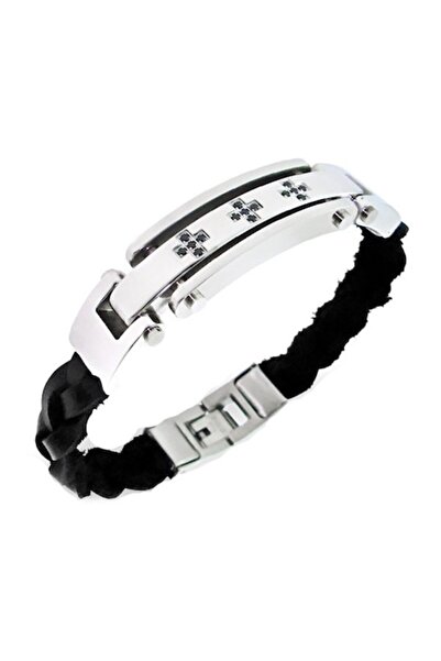 BV Brățară din oțel inoxidabil, grad chirurgical 316L, Cruce, A4S1892