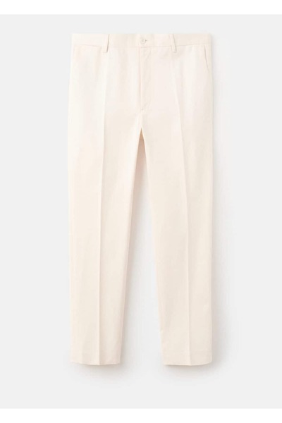 MANGO Man Regular kesim pensli pamuklu pantolon