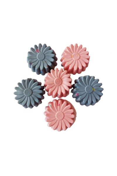 BV Set of 6 silicone muffin/cupcake molds (212COF)