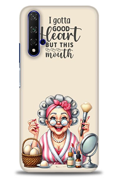 Rulet Aksesuar غطاء متوافق مع هاتف هواوي هونر مطبوع HD - غطاء سيليكون مصمم - 41