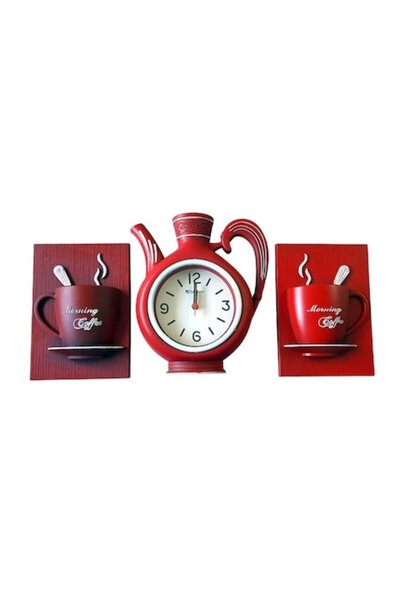 BV Set Ceas de perete, Coffee, 27 cm, GXL031