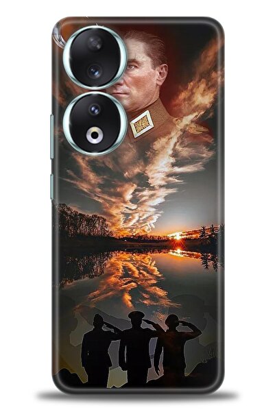 Rulet Aksesuar غطاء متوافق مع هاتف هواوي هونر مطبوع HD - غطاء سيليكون مصمم - 26