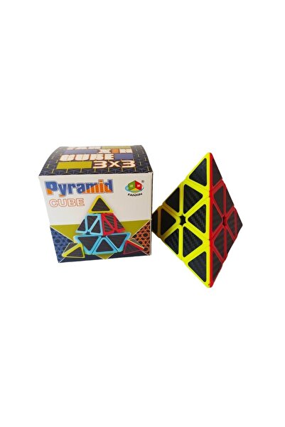 BV Magic Pyraminx Cube 3x3x3, Fanxin, Carbon Fiber, 503CUB