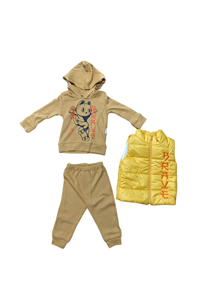 OEM 3-piece baby set with vest model "Brave"