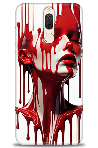 Rulet Aksesuar غطاء متوافق مع هاتف هواوي ميت 10 لايت HD مطبوع - غطاء سيليكون ...