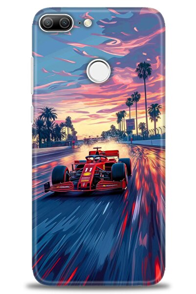 Rulet Aksesuar غطاء متوافق مع هاتف هواوي هونر 9 لايت HD مطبوع - غطاء سيليكون ...