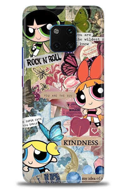 Rulet Aksesuar غطاء متوافق مع هاتف هواوي ميت 20 برو HD مطبوع - غطاء سيليكون م...