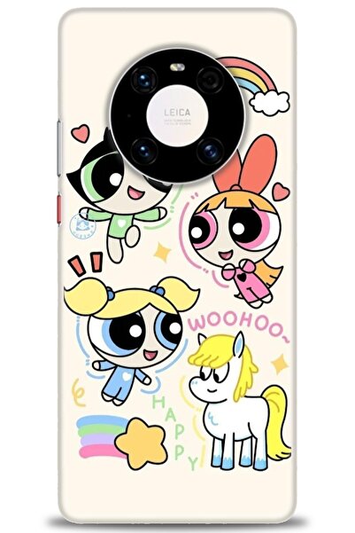 Rulet Aksesuar غطاء متوافق مع هاتف هواوي ميت 40 برو HD مطبوع - غطاء سيليكون م...