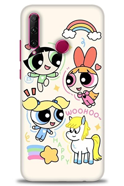 Rulet Aksesuar غطاء متوافق مع هاتف هواوي هونر 20 لايت HD مطبوع - غطاء سيليكون...