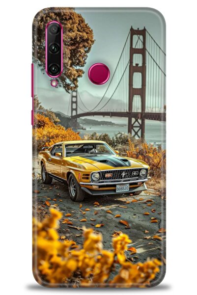 Rulet Aksesuar غطاء متوافق مع هاتف هواوي هونر 20 لايت HD مطبوع - غطاء سيليكون...